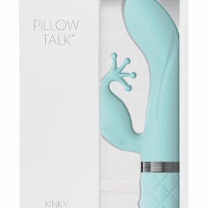 Pillow Talk Kinky Rechargeable Silicone Vibrator - Teal