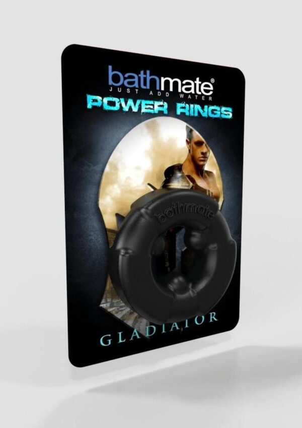 Bathmate Gladiator Power Ring Cock Ring - Black - Image 4