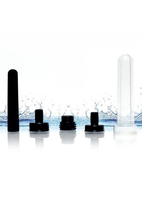 Boneyard The Skwert Silicone Douche Adaptor Kit Set of 5 Pieces - Black - Image 3
