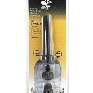 Boneyard The Skwert Silicone Douche Adaptor Kit Set of 5 Pieces - Black