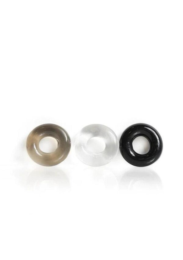 Boneyard Triple Play Stackable Bulge Cock Rings (set of 3) - Assorted Colors - Image 3