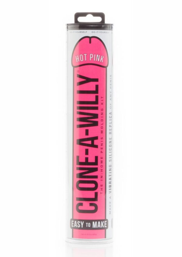 Clone-A-Willy Silicone Dildo Molding Kit with Vibrator - Hot Pink