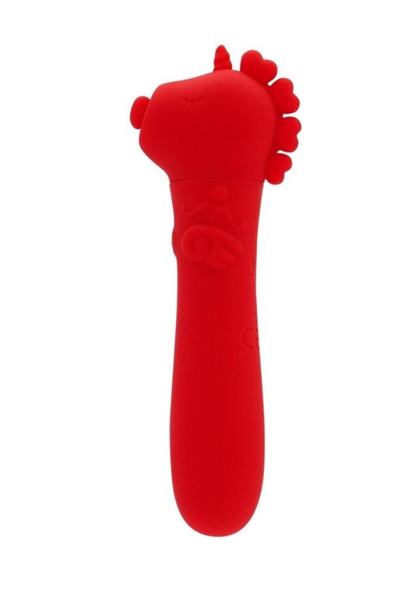 Unihorn Cupid`s Beau Rechargeable Silicone USB Bullet- Red - Image 2