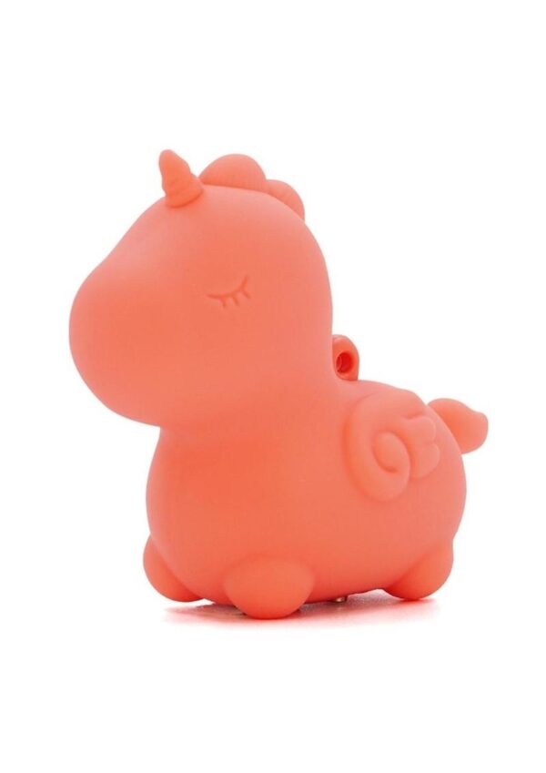 Unihorn Mini Peachy Pony Rechargeable Silicone Clitoral Vibrator - Pink - Image 2