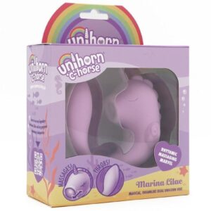 Unihorn Marina Lilac C Horse Rechargeable Silicone Vibrator - Lavender