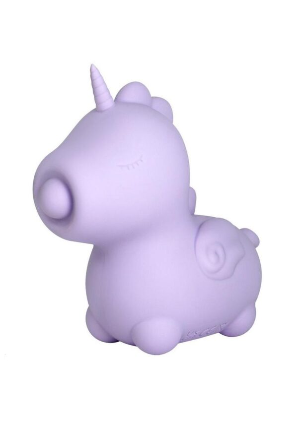 Unihorn Karma Lilac Rechargeable Silicone Clitoral Vibrator - Lavender - Image 2