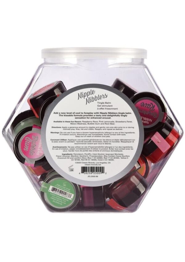 Jelique Nipple Nibblers Tingle Balm Assorted 3 gm. (Display Bowl/36pcs.) - Image 3