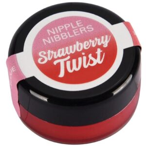Jelique Nipple Nibblers Cool Tingle Balm Strawberry Twist 3 gm. 1 pc.