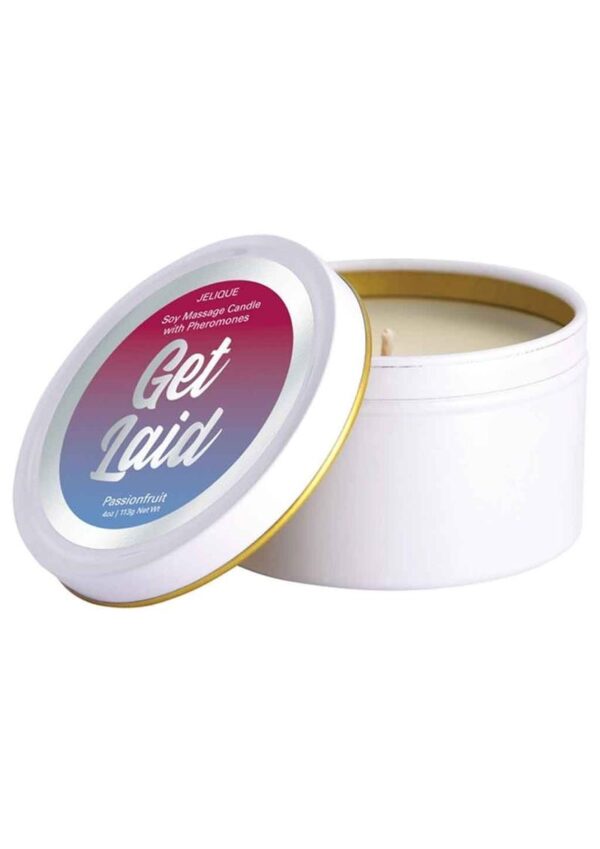 Jelique Massage Candle Pheromone Get Laid Passion Fruit 4oz - Image 2