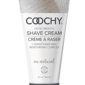 Coochy Shave Cream Au Natural .5oz Sampler Tube