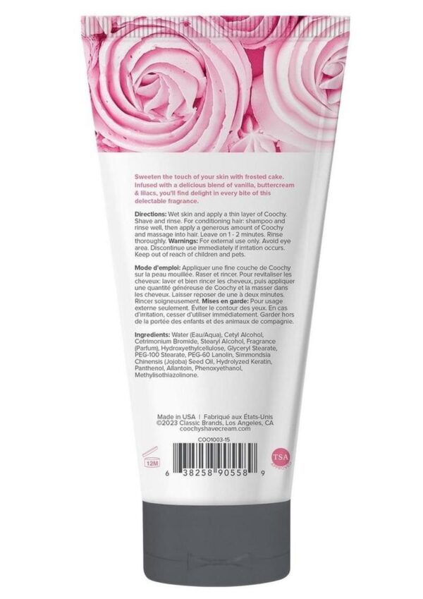 Coochy Shave Cream Frosted Cake .5oz Sampler Tube - Image 2