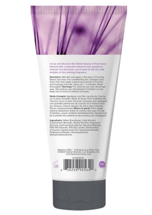 Coochy Shave Cream Floral Haze .5oz Sampler Tube - Image 2