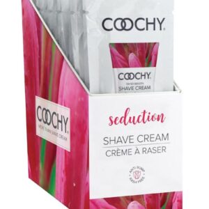 Coochy Shave Cream Seduction Honeysuckle/Citrus Foil (24 per Display)