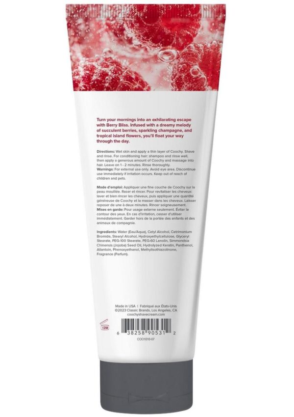 Coochy Berry Bliss Shave Cream 7.2oz - Image 2