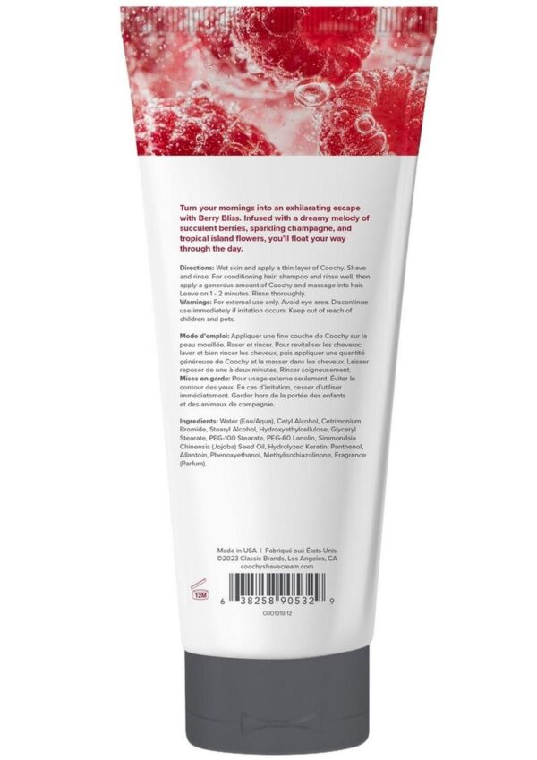 Coochy Berry Bliss Shave Cream 12.5oz - Image 2