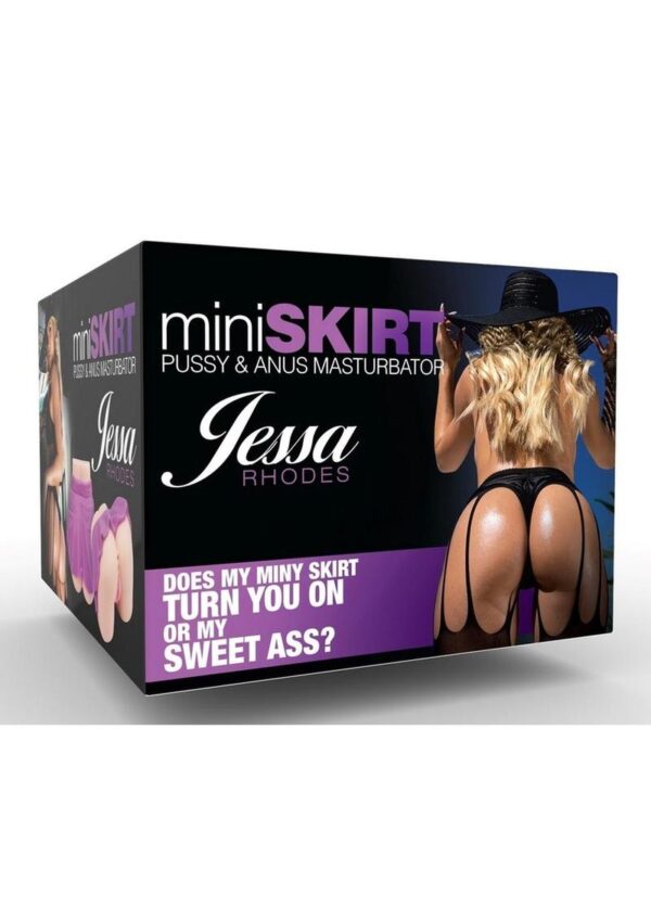 Star Stroker Mini Skirt Jessa Rhodes Pussy and Anus Masturbator - Vanilla