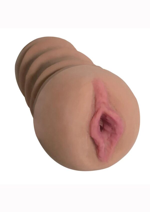 Mistress Sophia and Sabrina BioSkin Vibrating Double Stroker BFF`s - Pussy and Ass - Caramel - Image 2