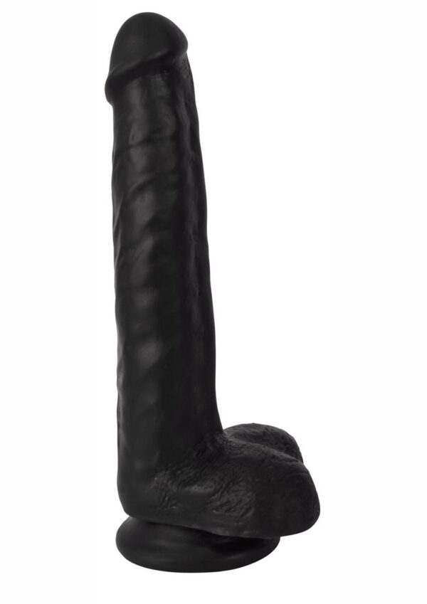 Thinz Slim Dong with Balls 8in - Black - Image 2