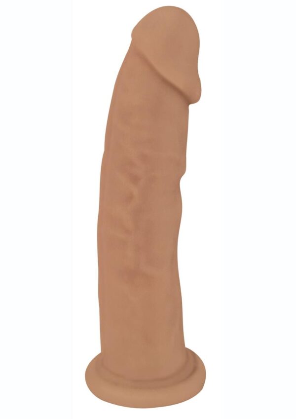 Fleshstixxx Dual Density Silicone Bendable Dong 6in - Caramel - Image 2