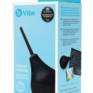 B-Vibe Classic Enema - Black