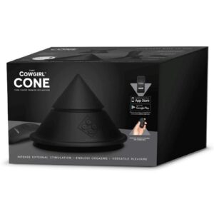 Cowgirl Cone Premium Sex Machine with App and Remote Control - Black