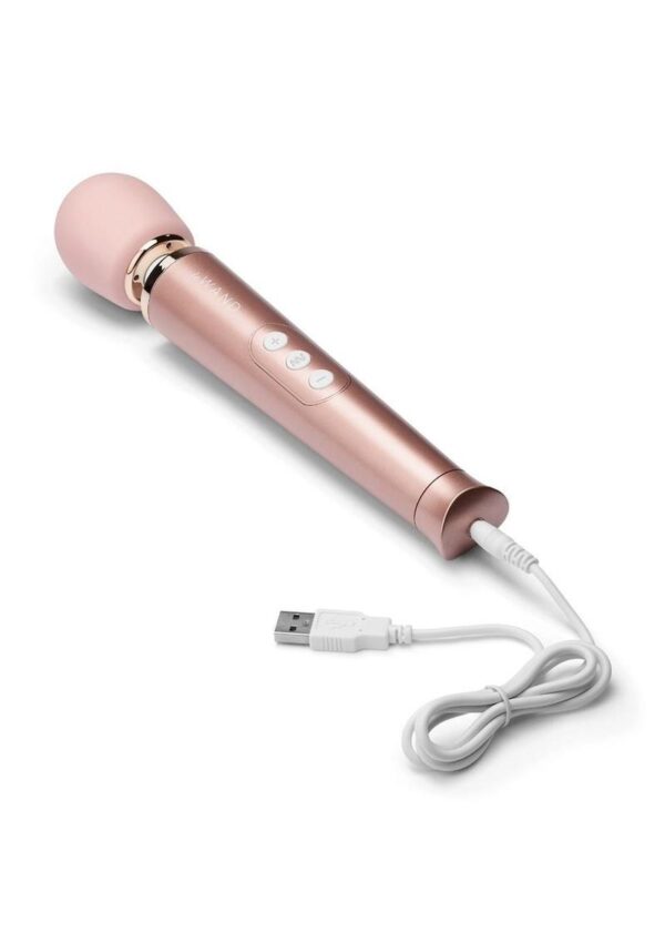 Le Wand Petite Rechargeable Silicone Vibrating Massager - Rose Gold - Image 2
