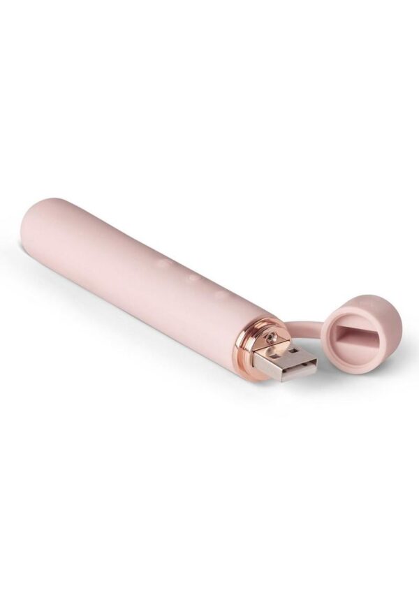 Le Wand Baton Rechargeable Silicone Vibrator - Rose Gold - Image 3