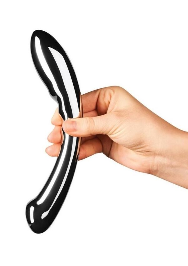 Le Wand Arch Dual End Dildo - Stainless Steel - Image 3