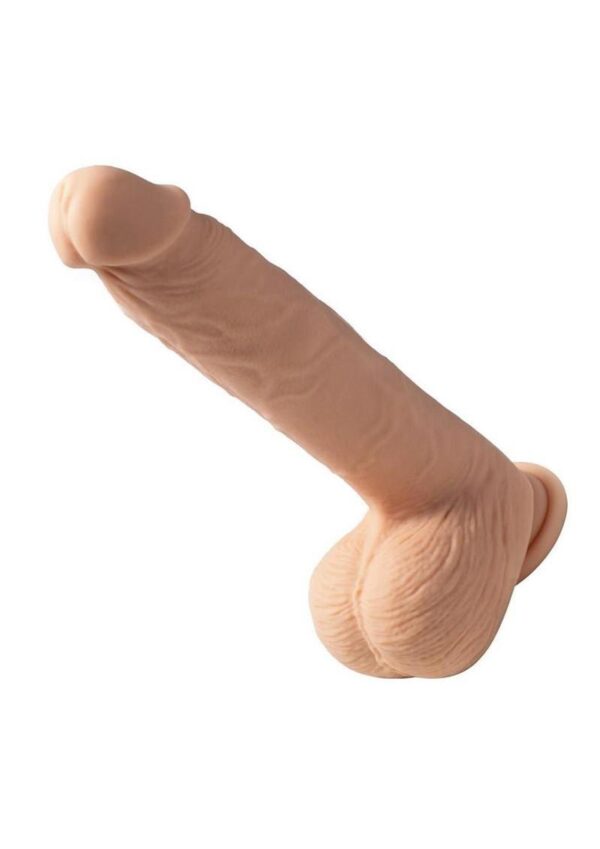 Kenzo App Controlled Big Realistic Thrusting Rechargeable Silicone Dildo  9.5 In - Caramel - Image 2