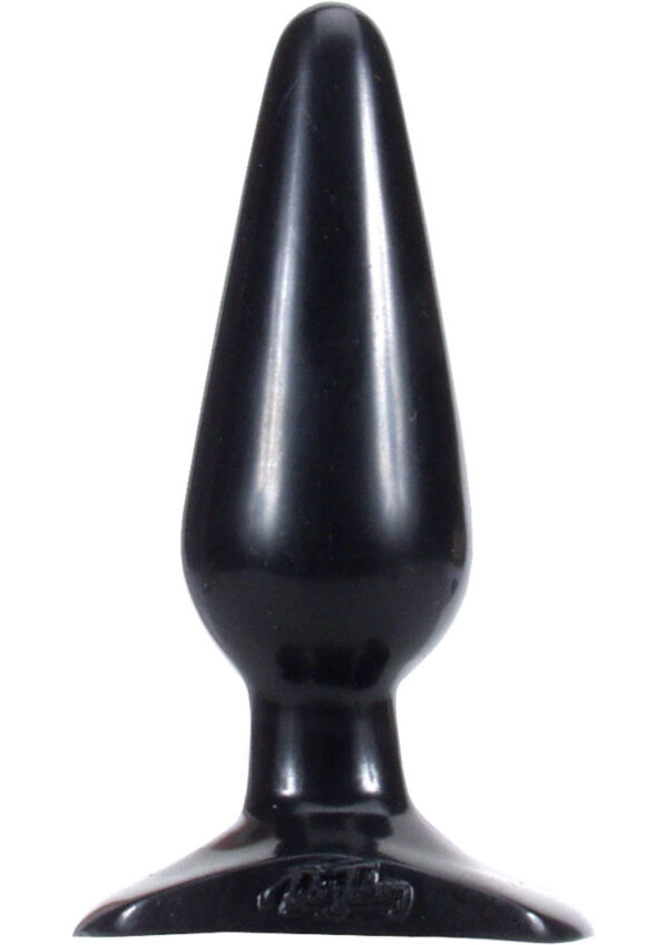 Doc Johnson Classic Butt Plug - Medium - Black - Image 2