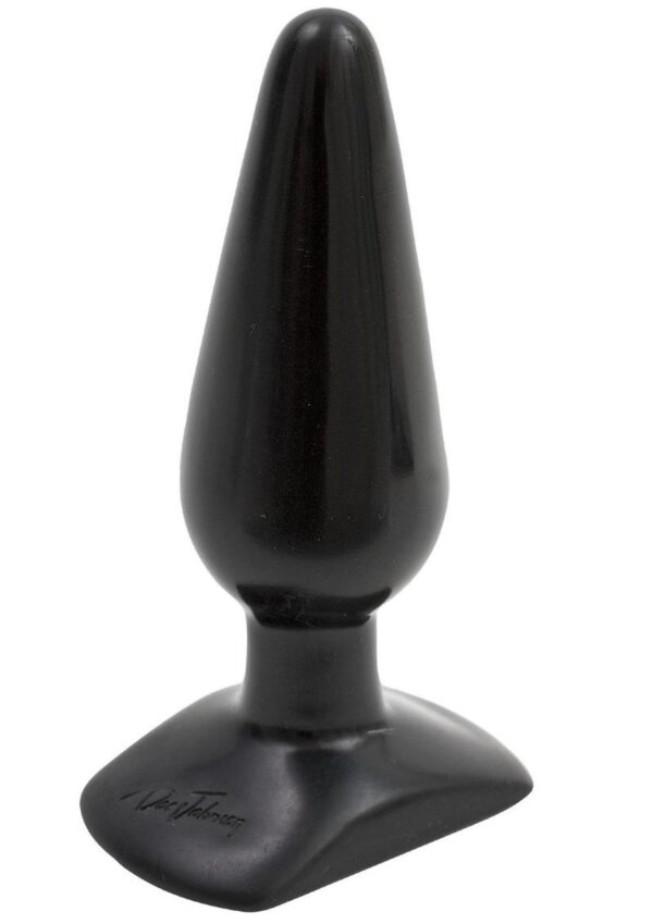 Doc Johnson Classic Butt Plug - Medium - Black - Image 3
