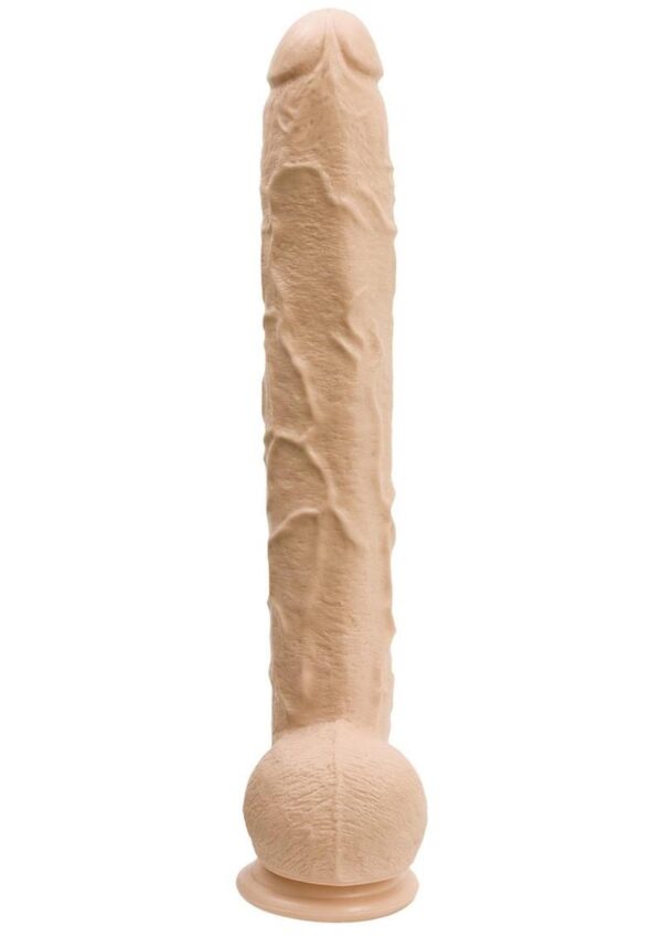 Dick Rambone Dildo 17in - Vanilla - Image 3