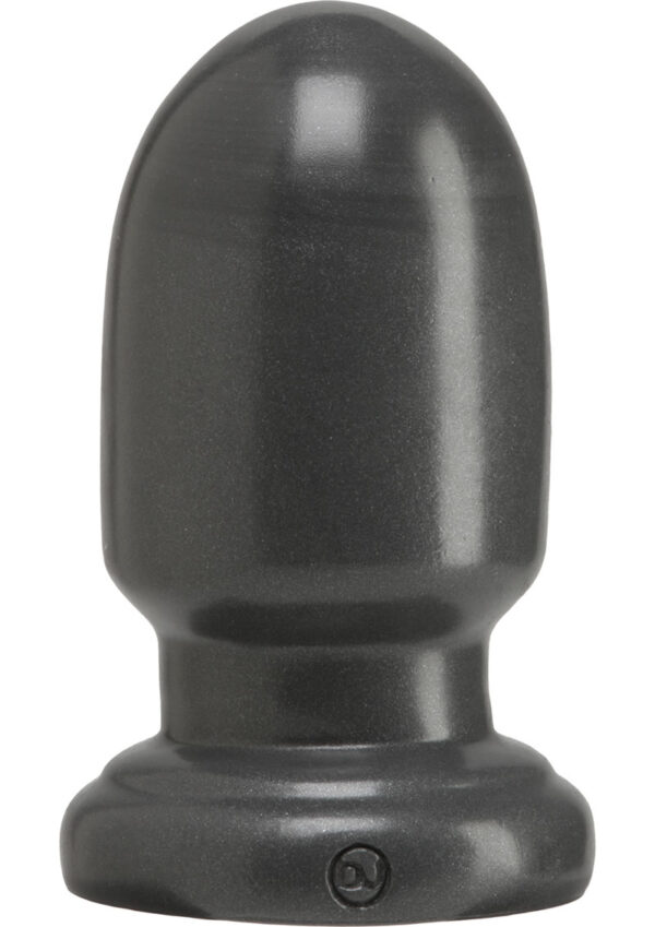 American Bombshell Shell Shock Anal Plug - Small - Gun Metal - Image 2