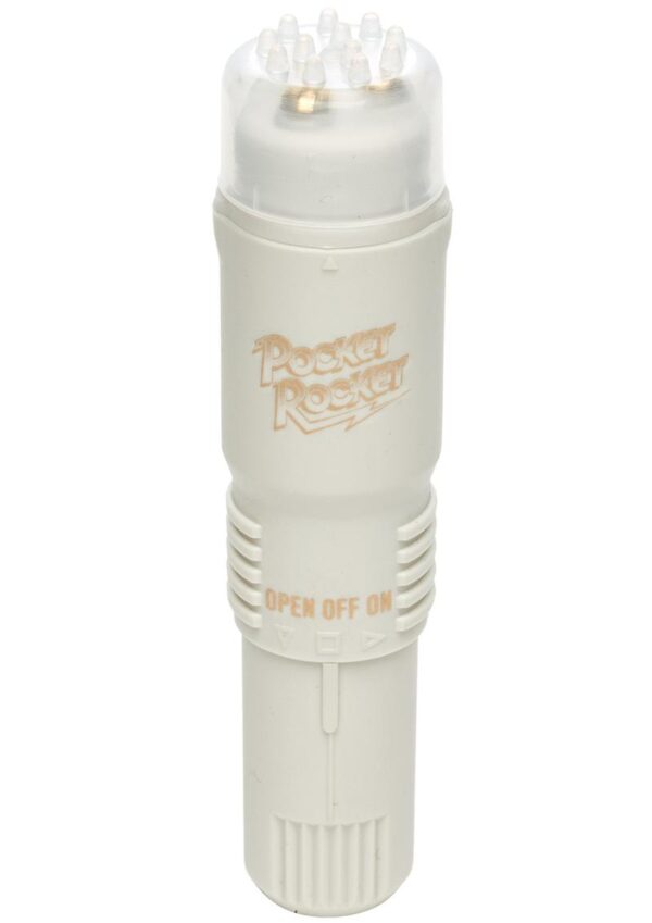 Pocket Rocket Mini Massager 4in - Ivory - Image 2
