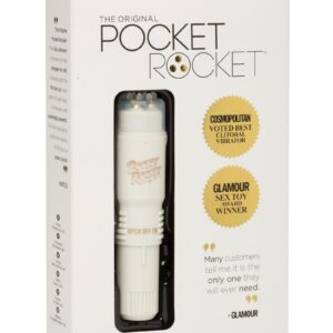 Pocket Rocket Mini Massager 4in - Ivory