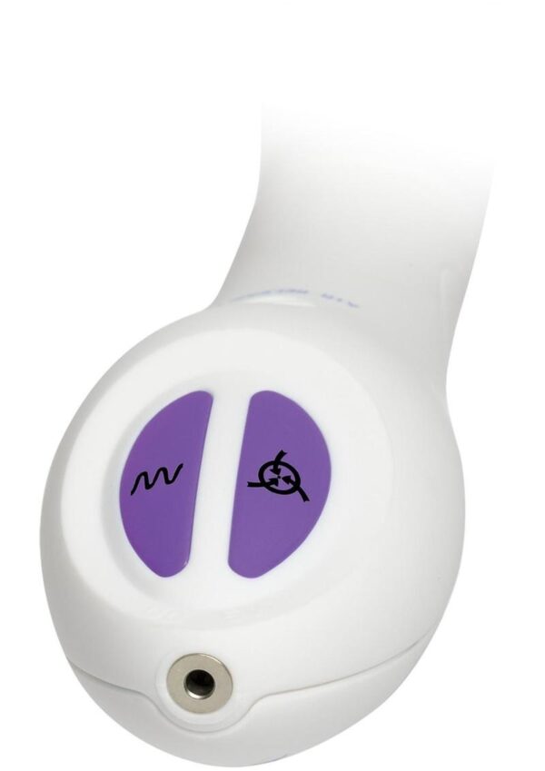 Bloom Intimate Silicone Rechargeable Body Pump - Purple/White - Image 3
