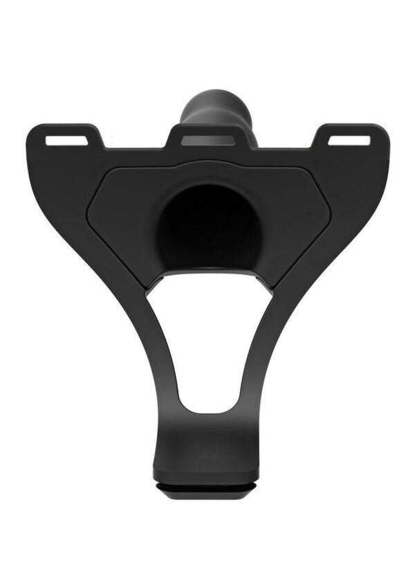 Body Extensions Be Daring Silicone Strap-On Harness with Hollow Dildo 7in (2 Piece Kit) - Black - Image 3