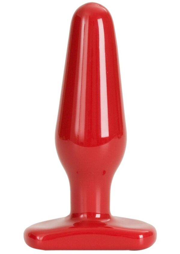 Red Boy - Medium Butt Plug - Red - Image 2