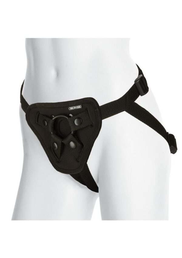 Vac-U-Lock Platinum Luxe Harness with Butt Plug - Black - Image 3