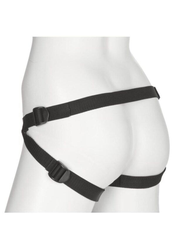 Vac-U-Lock Platinum Luxe Harness with Butt Plug - Black - Image 4