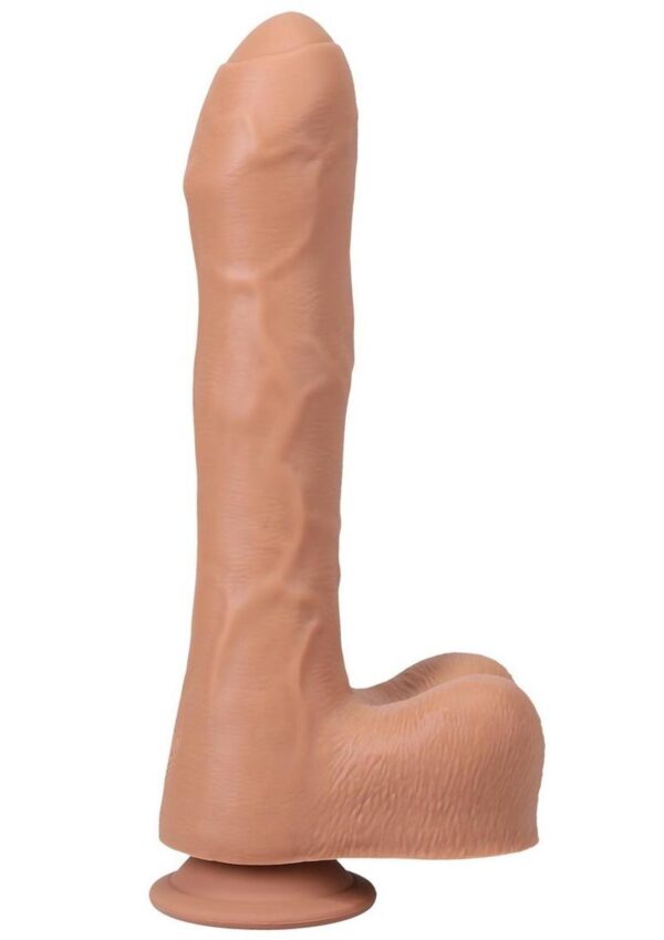 Fort Troff`s Uncut Thruster Rechargeable Silicone Mini Machine Dildo - Caramel - Image 2