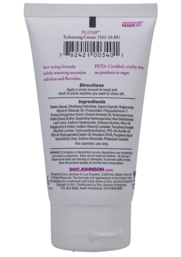 Plump Enhancement Cream For Men 2oz - Bulk - Image 2