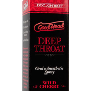 GoodHead Deep Throat Oral Anesthetic Spray Wild Cherry 2oz