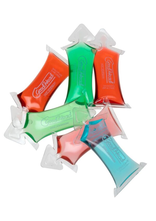 GoodHead Oral Sex Gel Flavored .25oz (6 pack) - Image 2