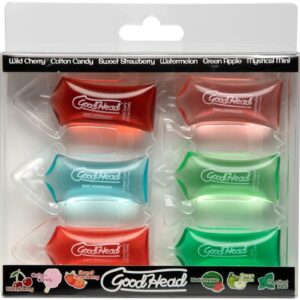 GoodHead Oral Sex Gel Flavored .25oz (6 pack)