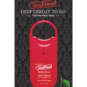 GoodHead Deep Throat To-Go Oral Anesthetic Spray - Cherry .33oz