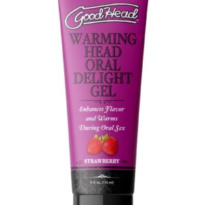 GoodHead Warming Head Oral Delight Gel Flavored Strawberry 4oz - Bulk