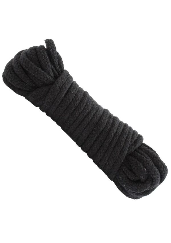 Doc Johnson Japanese Style Bondage Rope 32 Feet - Black - Image 3