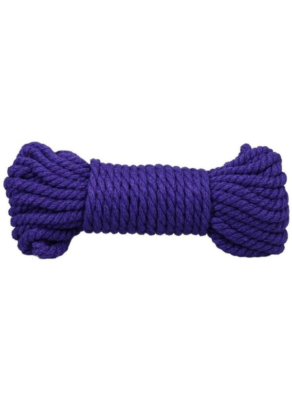 Merci Bind and Tie 6mm Hemp Bondage Rope 30ft - Purple - Image 3