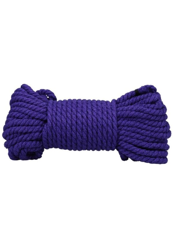 Merci Bind and Tie 6mm Hemp Bondage Rope 50ft - Purple - Image 3